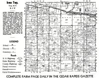 Iowa Township, Iowa County 1936